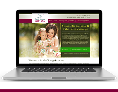 Fairfax Therapy Website Redesign