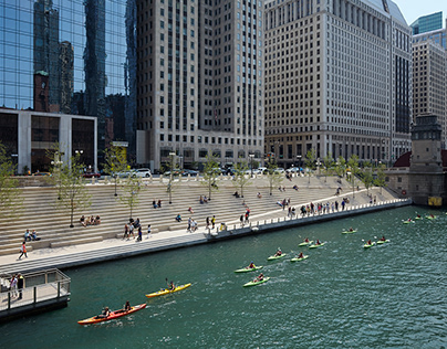 The Chicago Riverwalk