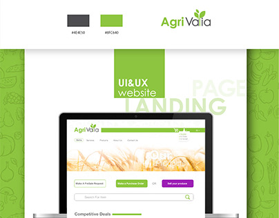 agrivalia website UI/UX Design
