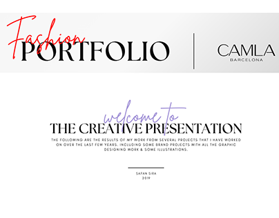 Fashion Design Portfolio | Camla Barcelona | CV