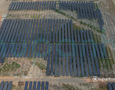 CHụp ảnh không gian Solar panel Tây Ninh