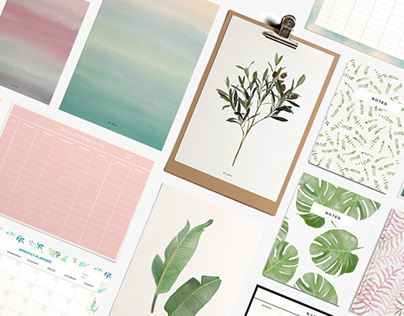 Illustrations and paper goods