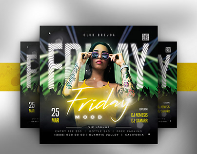 Dj Event Party Flyer Template