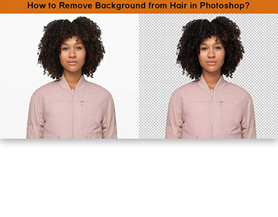 How to remove background around hair in Photoshop?