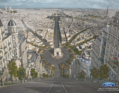 3D Paris Advertisement / Case study