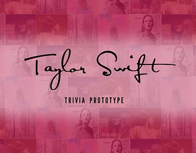 Taylor Swift interactive trivia prototype