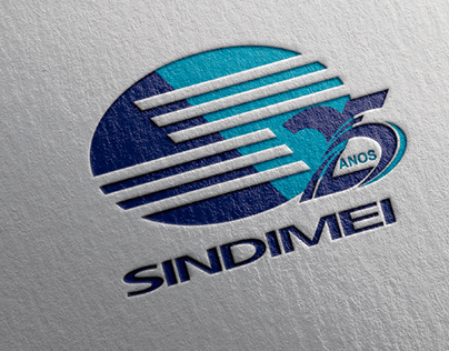 25 Anos SINDIMEI | Logo Comemorativa