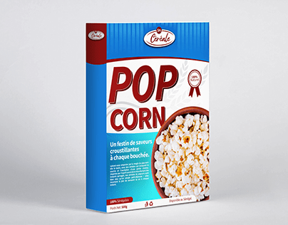 Design de Packaging de Pop Corn