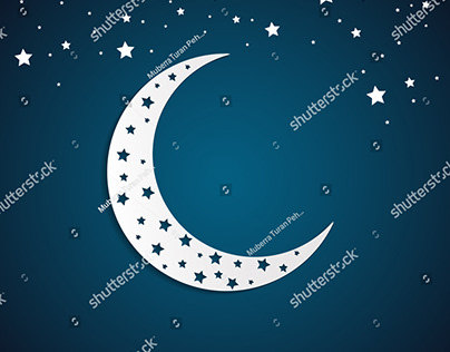 moon, star, dark night, night, moonstar - Vector