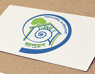 Logo of 'Ashrayan' - Stood 4th in a Competition