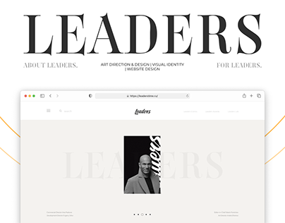 Leaders Time: Redesign of a business magazine website