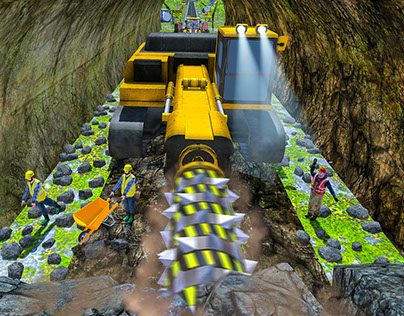 Tunnel Construction Build Highway & Construct Road