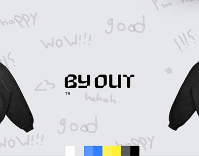 Brand “By out” hoodie
