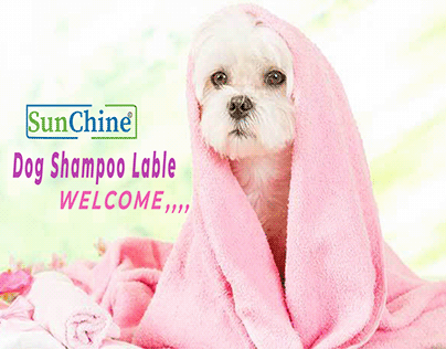Dog shampoo Lable