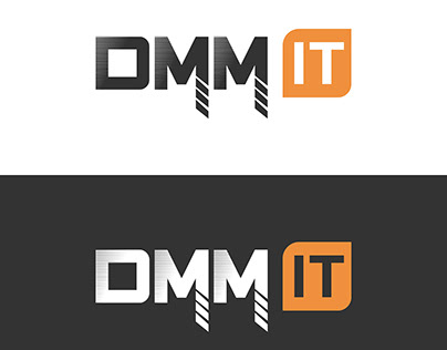 Detailed DMM-IT Logo design concept