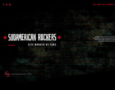 Sudamerican Rockers - Web Design