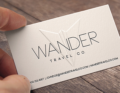 Wander Travel Co. Identity