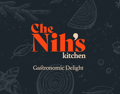 Che Nih's Kitchen Logo Design & Label