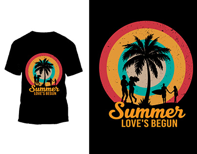 Summer love t shirt design