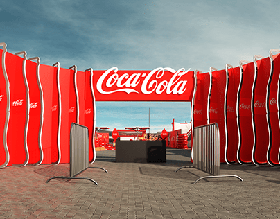 Coca-cola Nigeria food festival concept.