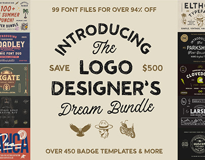 Project thumbnail - The Logo Designer's Dream Bundle - $500 Off!