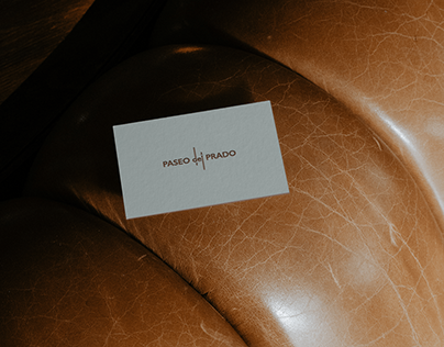 PASEO DEL PRADO | branding for restaurant