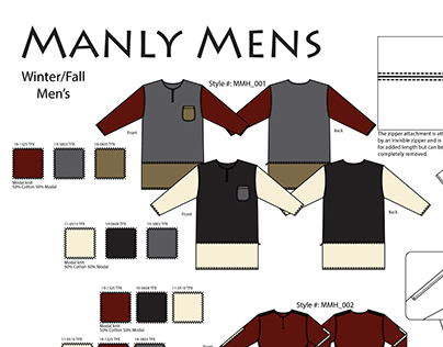 Manly Men's Henleys
