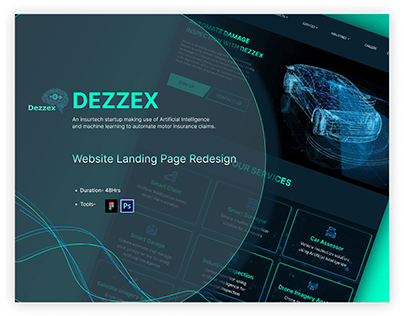 Dezzex- Landing page redesign