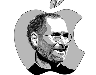 Steve Jobs / Apple Illustration