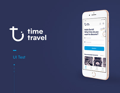 Time Travel App UI Design - Test