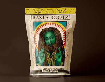 Rasta Rootz - Packaging + Illustration