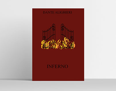 Dante's Inferno book cover recreate