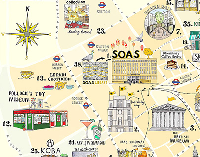 SOAS University of London Map