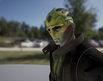 Mass Effect 2 Thane Facial Rigging and Animation