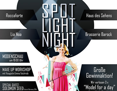 Spot Light Night - Poster