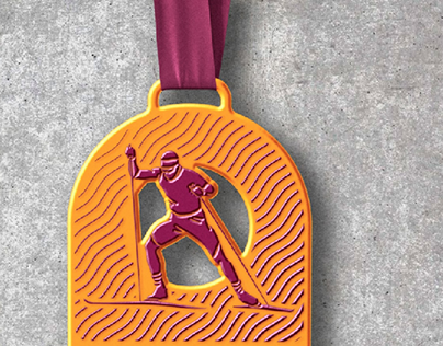 Project thumbnail - Медаль лыжника/Skier medal