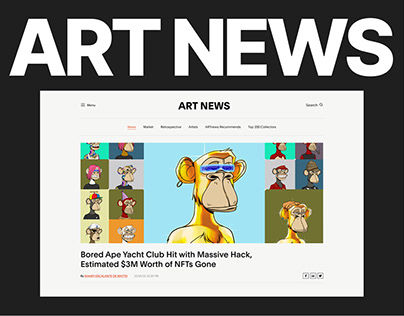 ARTnews — Redesign Concept