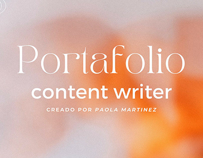 Portafolio Content Writer