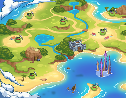 Ui game - Monster Island