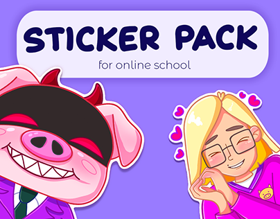 Project thumbnail - Telegram stickers pack. Stickers design