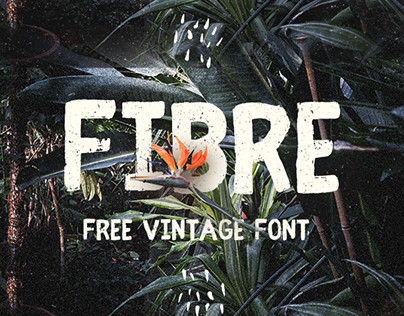 Fibre - Free Vintage Font
