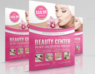 Beauty Center Flyer Template