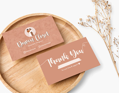 Daven Closet - Business Card & Logo