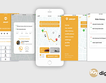 Taxi Booking iOS App for Drop