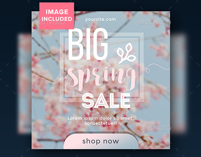 Spring Sale Ad Banners