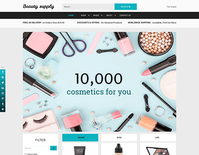 Beauty Supply - Joomla eCommerce template