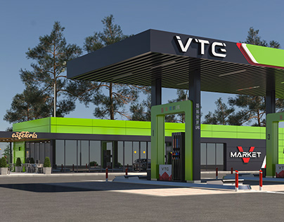 Design project of a car filling complex "VTG"