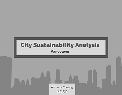 Vancouver Sustainability Analysis