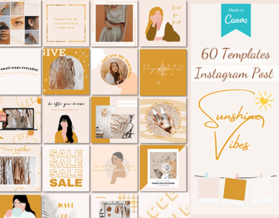 Sunshine Template Instagram-Canva design-Bright