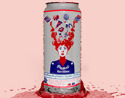 Pabst Blue Ribbon Art Can Contest Submission- 2024